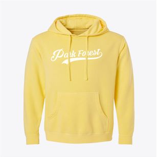Park Forest Illinois Vintage Team Pigment-Dyed Hoodie