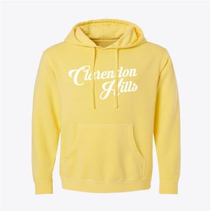 Clarendon Hills Illinois Vintage Team Pigment-Dyed Hoodie