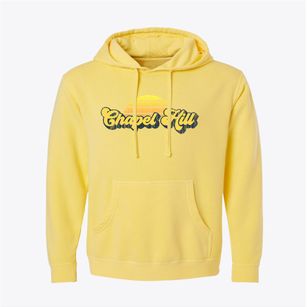Chapel Hill North Carolina Sublime Sunset Pigment-Dyed Hoodie