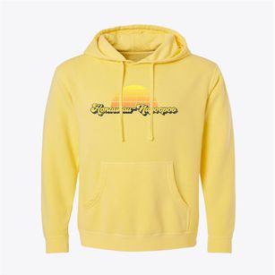 Honaunau-napoopoo Hawaii Sublime Sunset Pigment-Dyed Hoodie