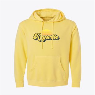 Kaysville Utah Sublime Sunset Pigment-Dyed Hoodie