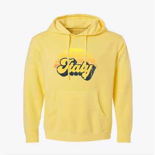 Italy New York Sublime Sunset Pigment-Dyed Hoodie