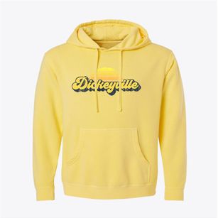 Dickeyville Wisconsin Sublime Sunset Pigment-Dyed Hoodie