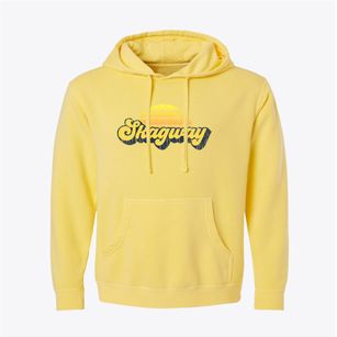 Skagway Alaska Sublime Sunset Pigment-Dyed Hoodie