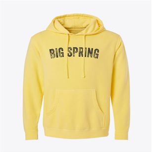 Big Spring Texas Timeless Retro Pigment-Dyed Hoodie