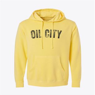 Oil City Louisiana Timeless Retro Pigment-Dyed Hoodie