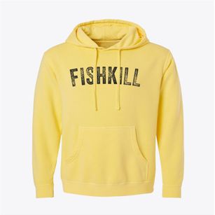 Fishkill New York Timeless Retro Pigment-Dyed Hoodie
