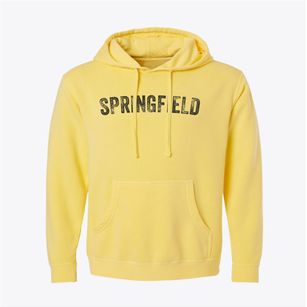 Springfield Illinois Timeless Retro Pigment-Dyed Hoodie