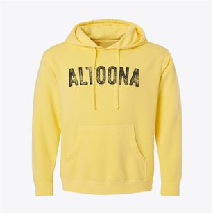 Altoona Iowa Timeless Retro Pigment-Dyed Hoodie