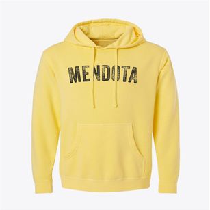 Mendota Minnesota Timeless Retro Pigment-Dyed Hoodie