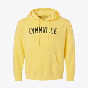 Lynnville Illinois Timeless Retro Pigment-Dyed Hoodie