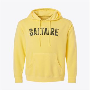 Saltaire New York Timeless Retro Pigment-Dyed Hoodie