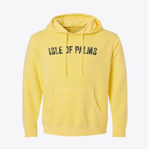 Isle Of Palms South Carolina Timeless Retro Pigment-Dyed Hoodie