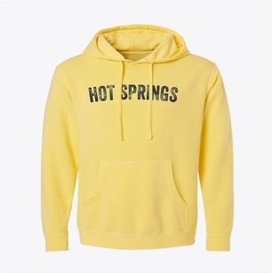 Hot Springs Arkansas Timeless Retro Pigment-Dyed Hoodie