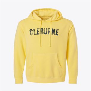 Cleburne Texas Timeless Retro Pigment-Dyed Hoodie
