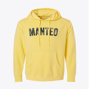 Manteo North Carolina Timeless Retro Pigment-Dyed Hoodie