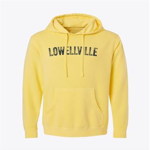 Lowellville Ohio Timeless Retro Pigment-Dyed Hoodie