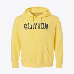 Clayton Illinois Timeless Retro Pigment-Dyed Hoodie