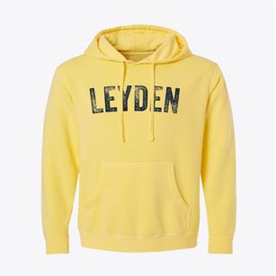 Leyden Massachusetts Timeless Retro Pigment-Dyed Hoodie