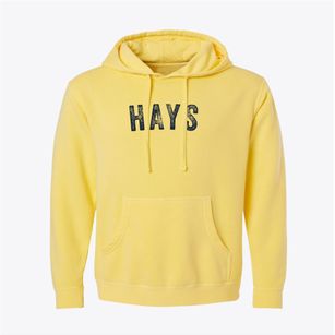 Hays Kansas Timeless Retro Pigment-Dyed Hoodie
