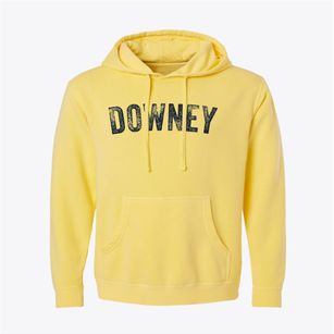 Downey Idaho Timeless Retro Pigment-Dyed Hoodie