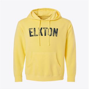 Elkton Oregon Timeless Retro Pigment-Dyed Hoodie