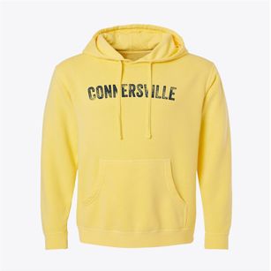 Connersville Indiana Timeless Retro Pigment-Dyed Hoodie