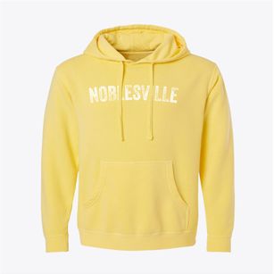 Noblesville Indiana Timeless Retro Pigment-Dyed Hoodie