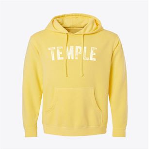 Temple Pennsylvania Timeless Retro Pigment-Dyed Hoodie