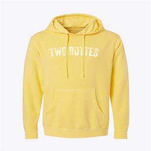 Two Buttes Colorado Timeless Retro Pigment-Dyed Hoodie