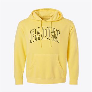 Baden Pennsylvania Trendy Block Pigment-Dyed Hoodie