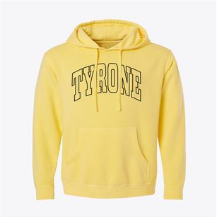 Tyrone New York Trendy Block Pigment-Dyed Hoodie