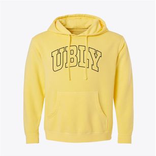 Ubly Michigan Trendy Block Pigment-Dyed Hoodie