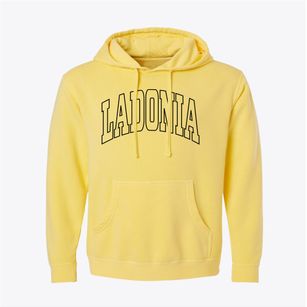 Ladonia Texas Trendy Block Pigment-Dyed Hoodie