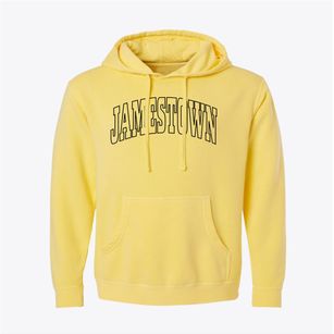 Jamestown Pennsylvania Trendy Block Pigment-Dyed Hoodie