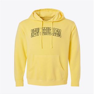 New Jerusalem Pennsylvania Trendy Block Pigment-Dyed Hoodie