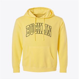 Bucklin Missouri Trendy Block Pigment-Dyed Hoodie