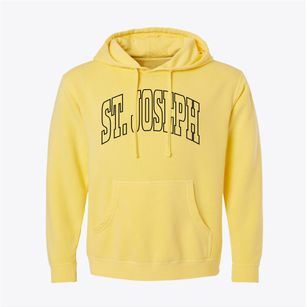 St. Joseph Missouri Trendy Block Pigment-Dyed Hoodie