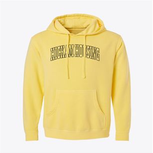 Hickam Housing Hawaii Trendy Block Pigment-Dyed Hoodie