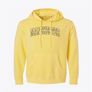 Manchester Connecticut Trendy Block Pigment-Dyed Hoodie