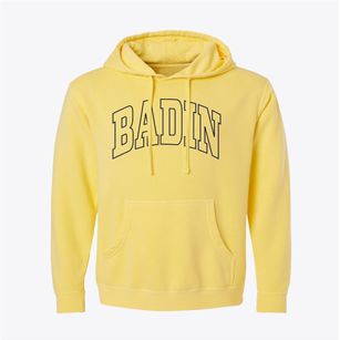 Badin North Carolina Trendy Block Pigment-Dyed Hoodie