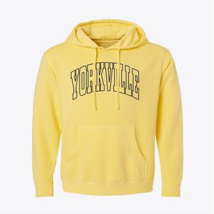 Yorkville Ohio Trendy Block Pigment-Dyed Hoodie