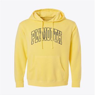 Plymouth California Trendy Block Pigment-Dyed Hoodie