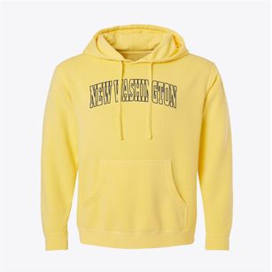 New Washington Ohio Trendy Block Pigment-Dyed Hoodie