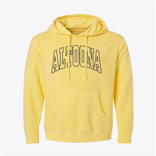 Altoona Alabama Trendy Block Pigment-Dyed Hoodie