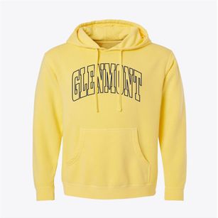 Glenmont Maryland Trendy Block Pigment-Dyed Hoodie