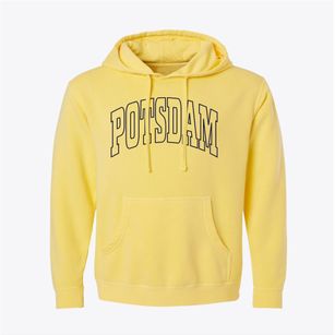 Potsdam New York Trendy Block Pigment-Dyed Hoodie
