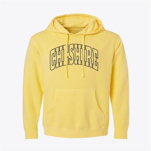 Cheshire Ohio Trendy Block Pigment-Dyed Hoodie