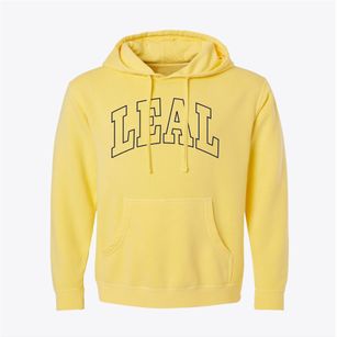 Leal North Dakota Trendy Block Pigment-Dyed Hoodie