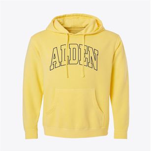 Alden New York Trendy Block Pigment-Dyed Hoodie